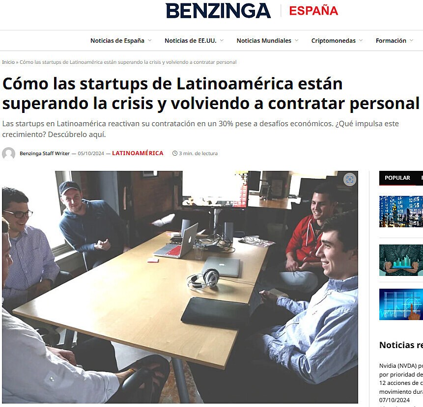 Cmo las startups de Latinoamrica estn superando la crisis y volviendo a contratar personal